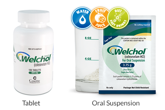 Welchol® packet  and tablets for oral suspension